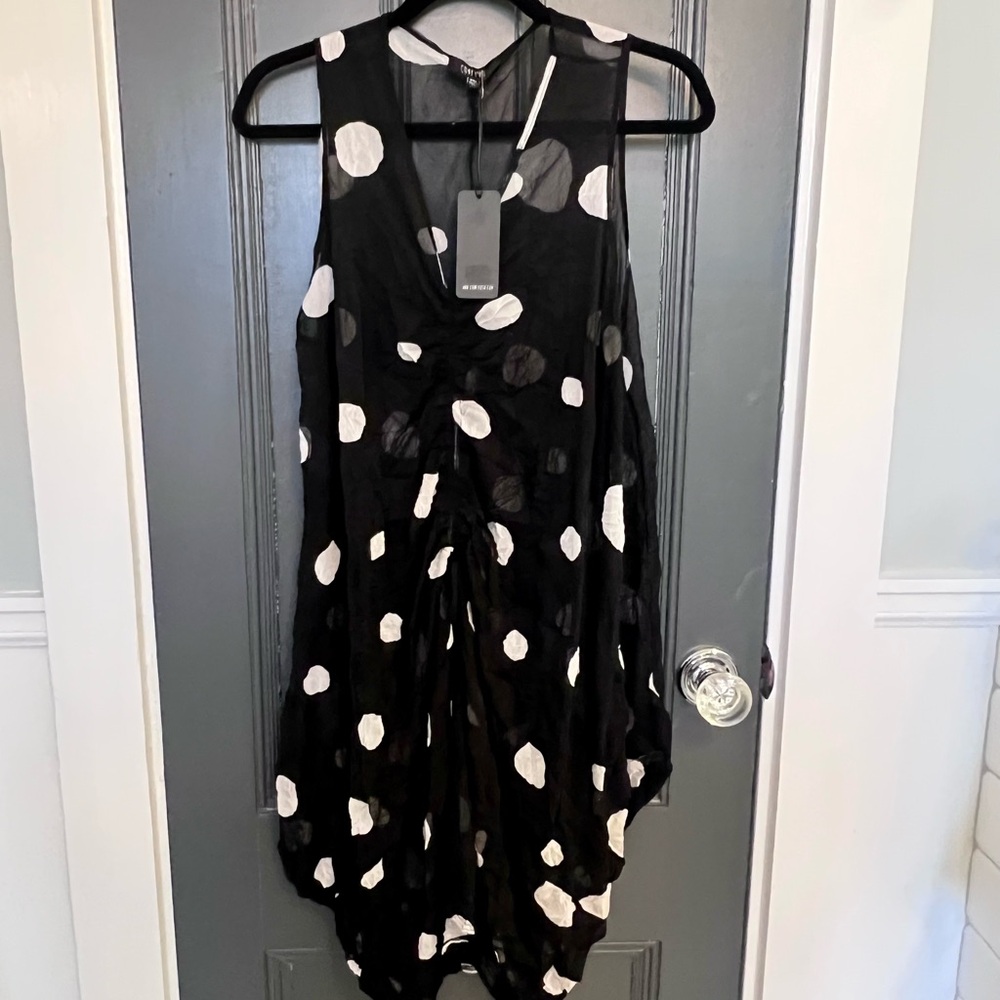 NWT Comfy USA Black and White Dress or Tunic